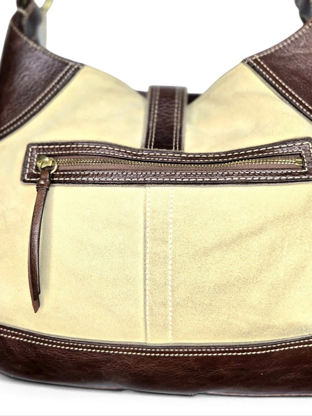 Coach Patchwork Hobo handbag. Brown/gold.